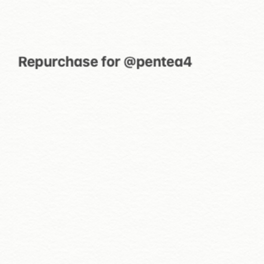 Repurchase For @Pentea4 - image 1